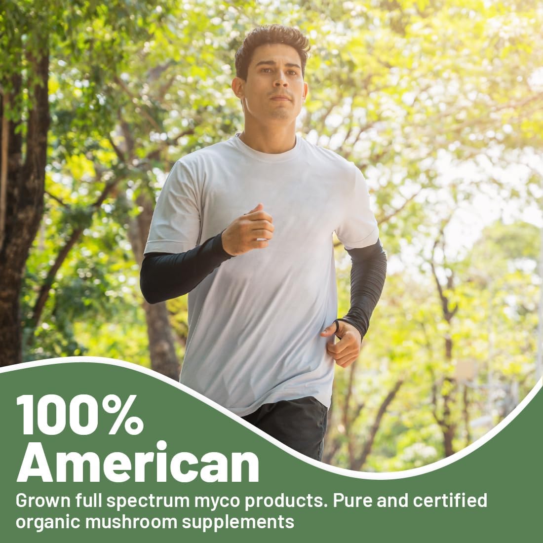 Certified Organic Aloha Medicinals Pure Cordyceps Mushroom Supplement - 90 Capsules, Immunity & Energy Support