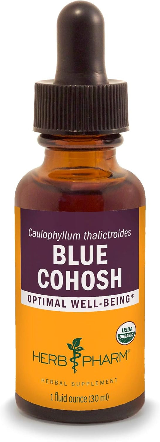 Certified Organic Blue Cohosh Liquid Extract by Herb Pharm - 1 Ounce Bottle