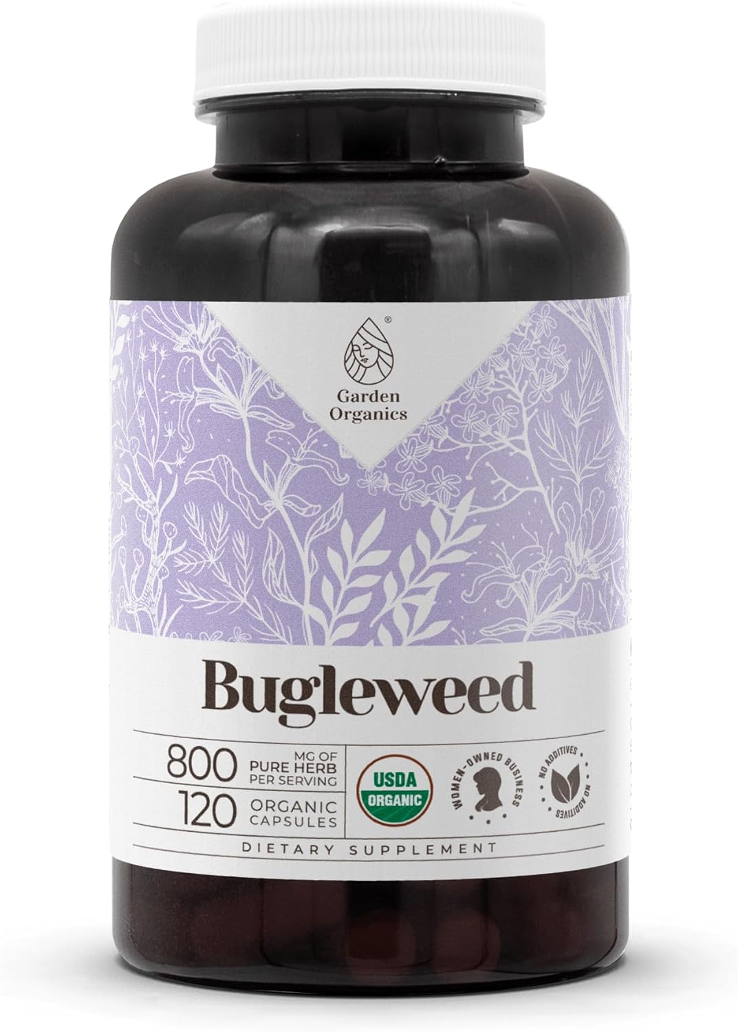 Certified Organic Bugleweed Capsules - High-Potency Natural Supplement with USDA Organic Ingredients