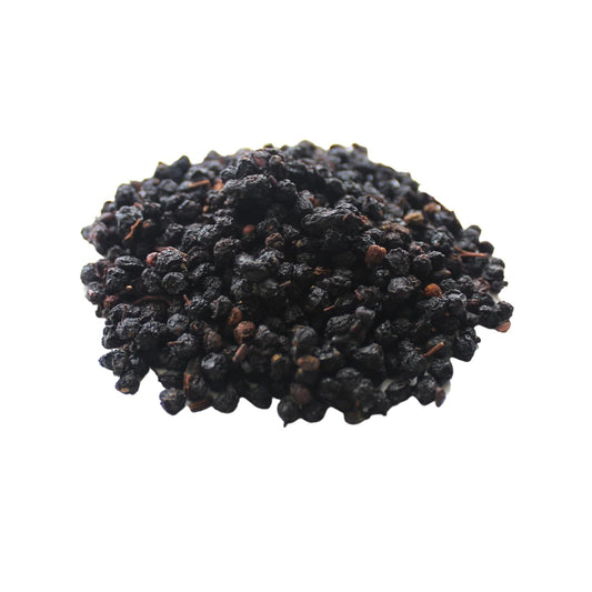 Certified Organic Dried Whole Elderberries for DIY Elderberry Syrup - Non-GMO Sambucus Nigra, Non-Irradiated - Holistic Market Co.