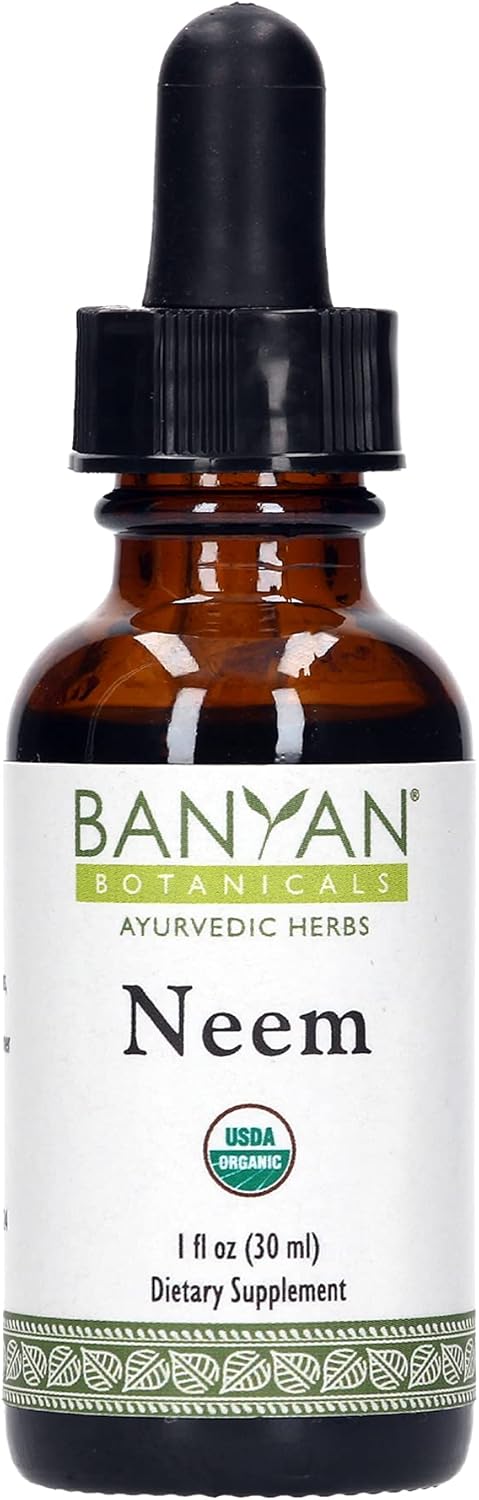 Certified Organic Neem Liquid Extract - 1 oz by Banyan Botanicals