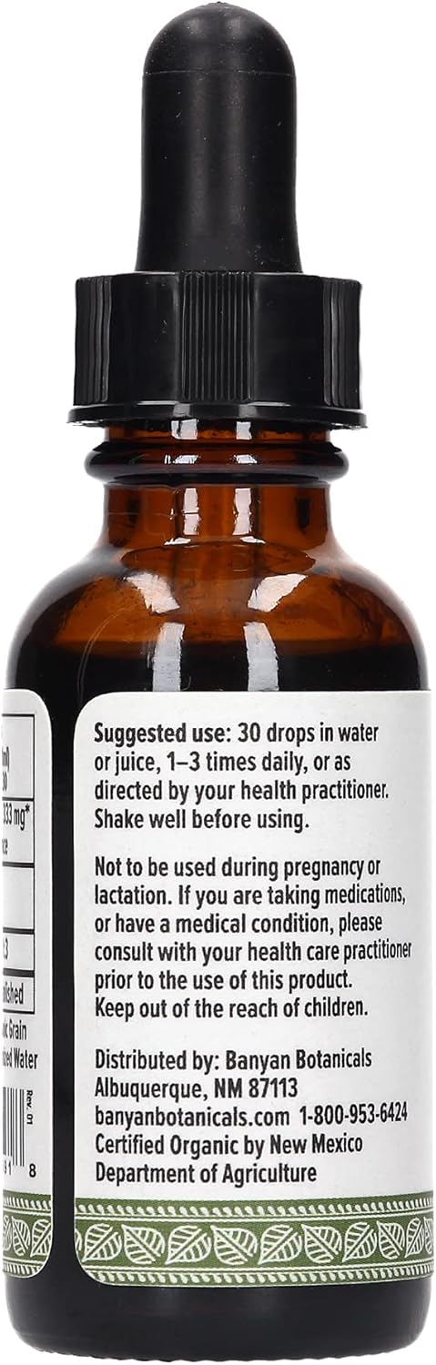 Certified Organic Neem Liquid Extract - 1 oz by Banyan Botanicals