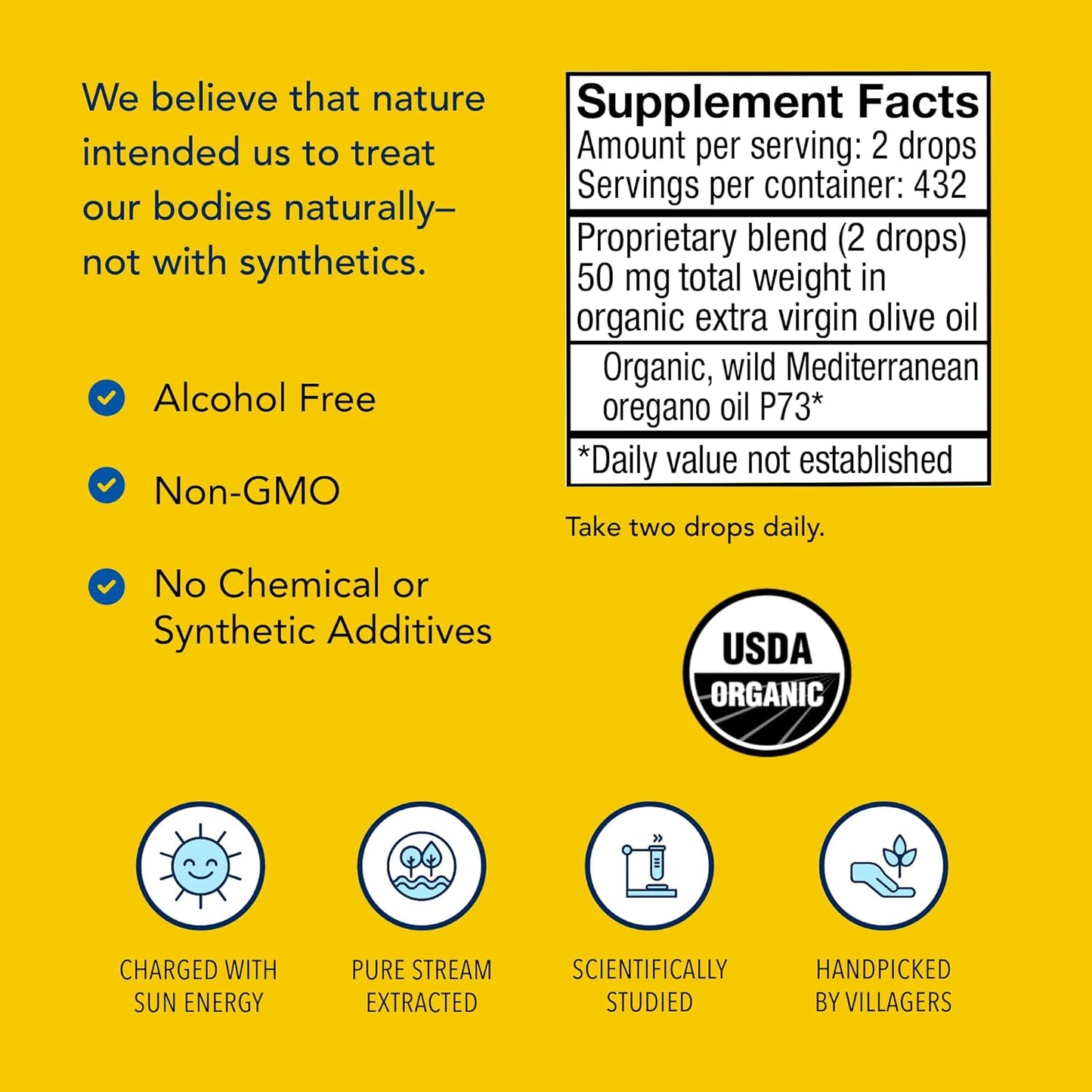 Certified Organic Oreganol P73 - Immune System Support - Non-GMO - 432 Servings