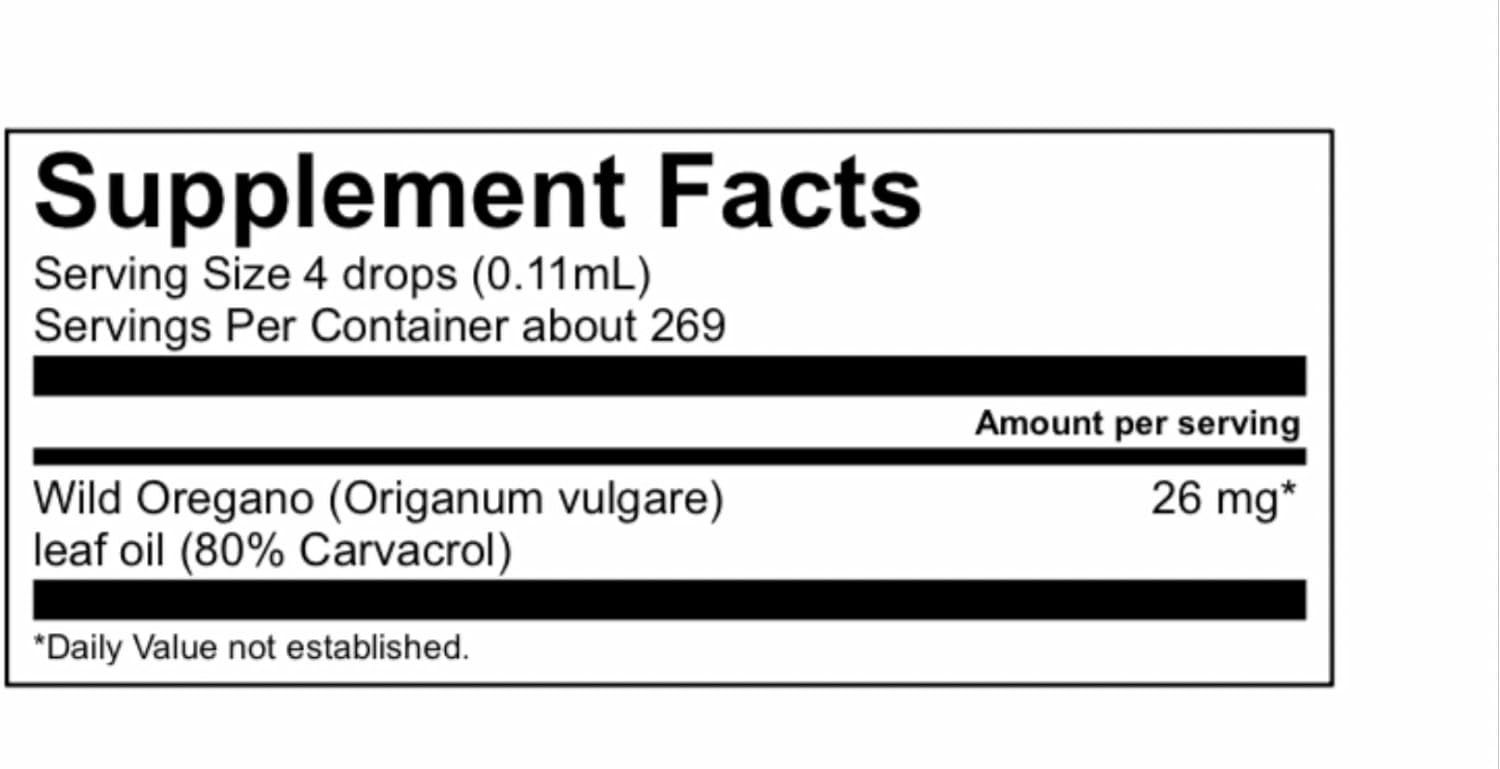 Certified Organic Super Strength Oil of Oregano with 80% Carvacrol for Immune System Support - 30ml - Non-GMO - Sierra Organics - BoostGo Australia