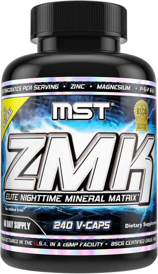 Certified Zinc Magnesium Trace Minerals Supplement, 240 V Capsules, Nighttime Formula