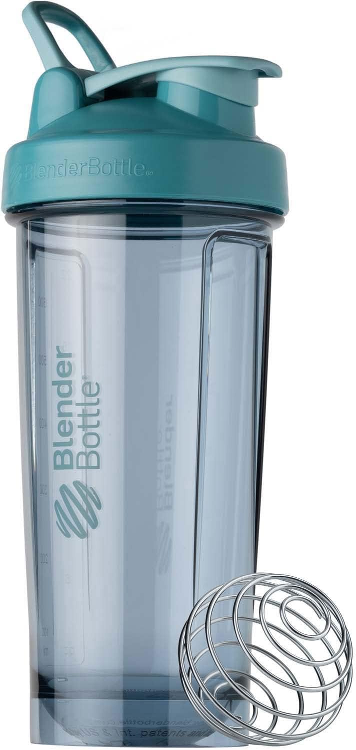 Cerulean Blue 28-Ounce BlenderBottle Shaker Bottle Pro Series for Protein Shakes and Pre Workout