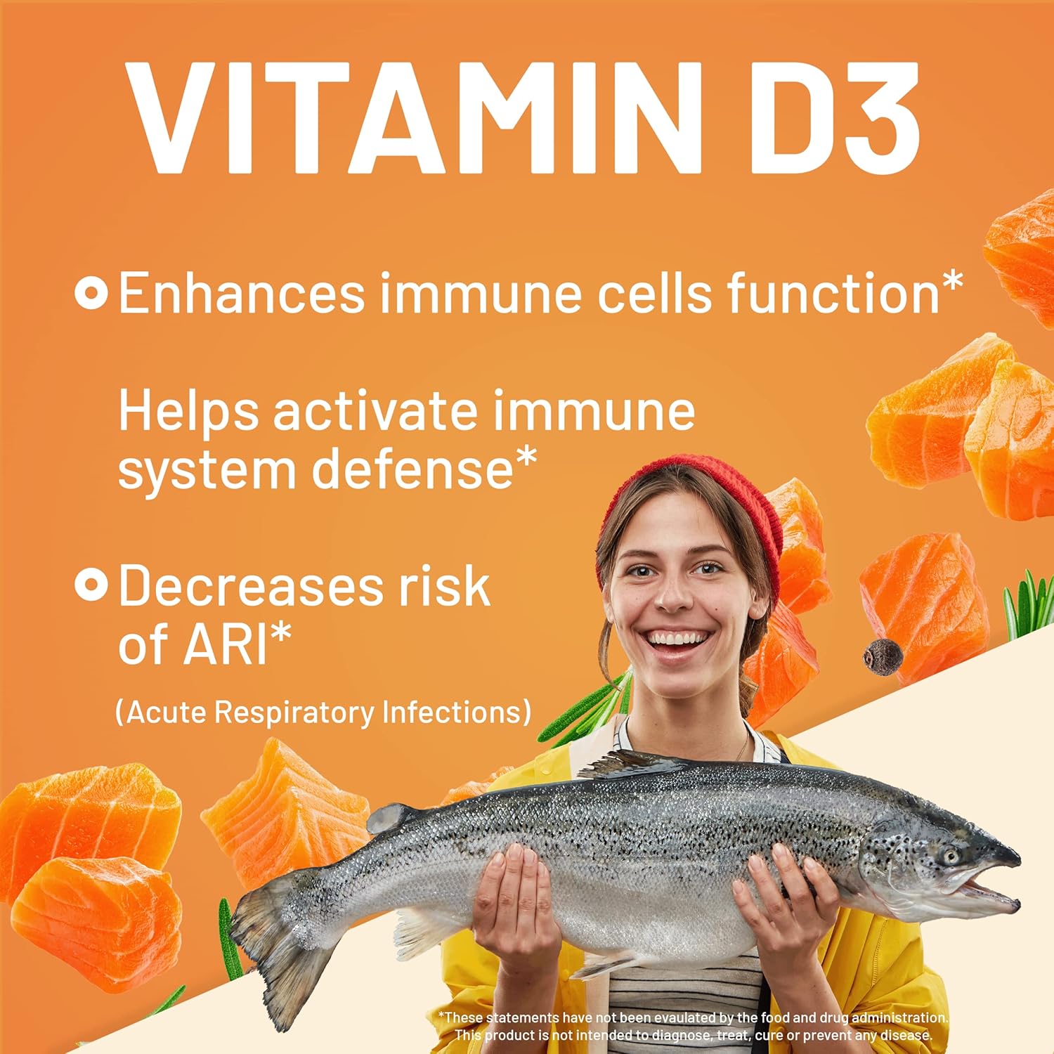 CGMLABS Immune Complex - Vitamin C 900mg, Vitamin D3 2500IU, Zinc 25mg - 180 Capsules, Once Daily