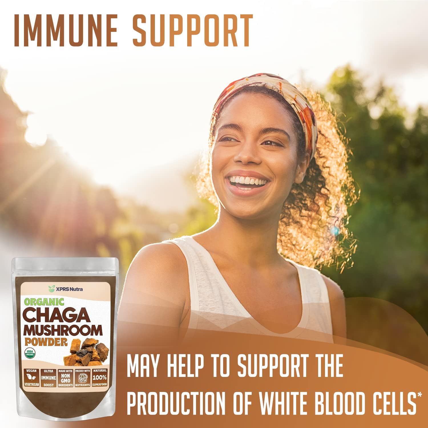 Chaga Powder Bundle with 1000 Count Size 00 XPRS Nutra Capsules