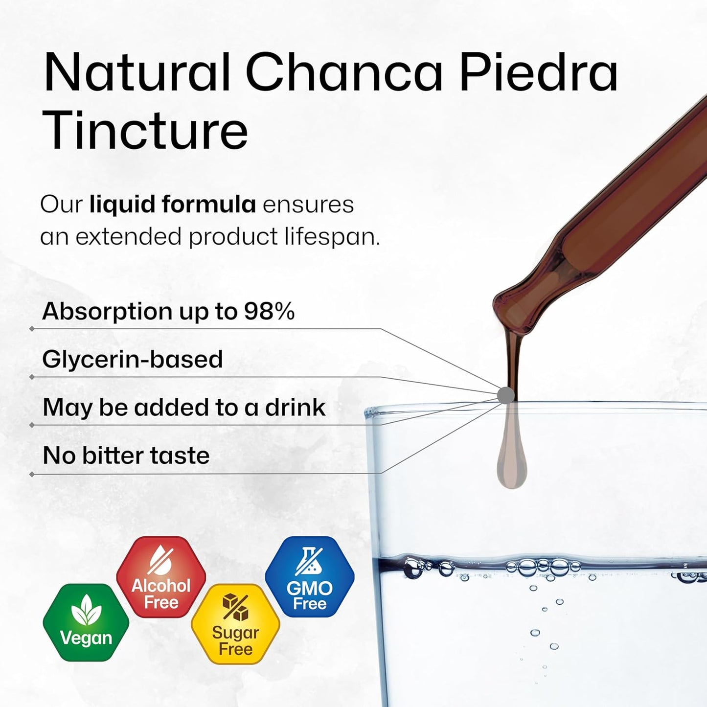 Chanca Piedra Herbal Tincture for Kidney Health - Stone Breaker & Gallbladder Cleanse Liquid - Vegan, Alcohol & Sugar Free - 2 Fl Oz