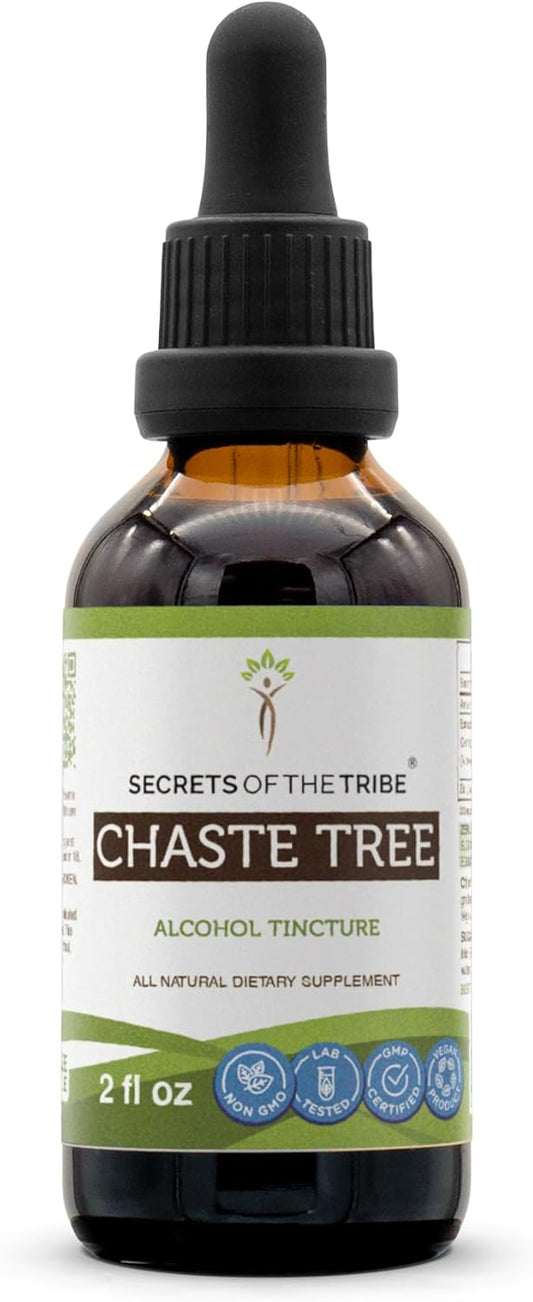 Chaste Tree Tincture Alcohol Extract - 2 FL OZ - Secrets of the Tribe