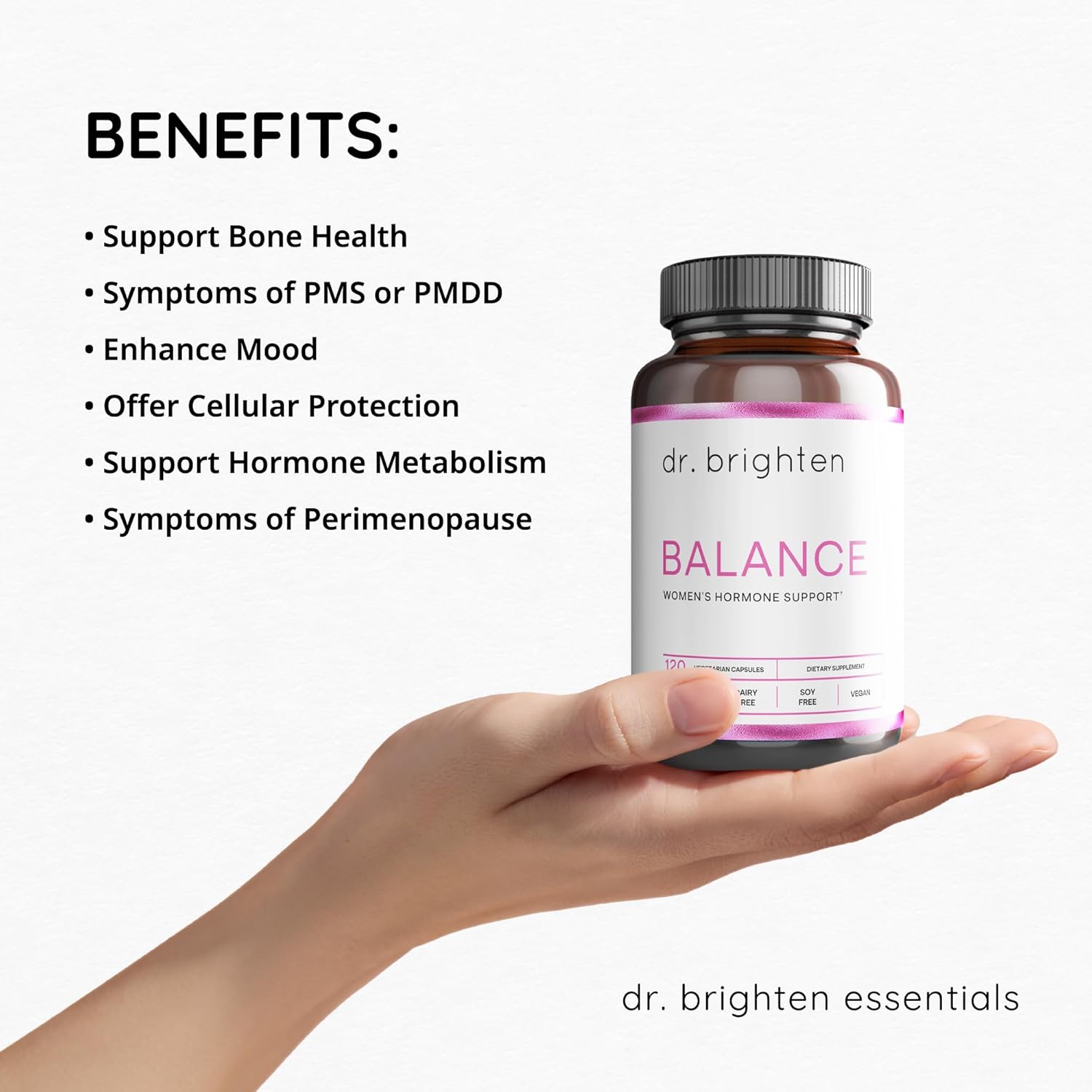 Chasteberry and DIM Hormone Balance Supplement for Women - Targets Acne, Period Problems, PMS - Vegan & Non-GMO Formula
