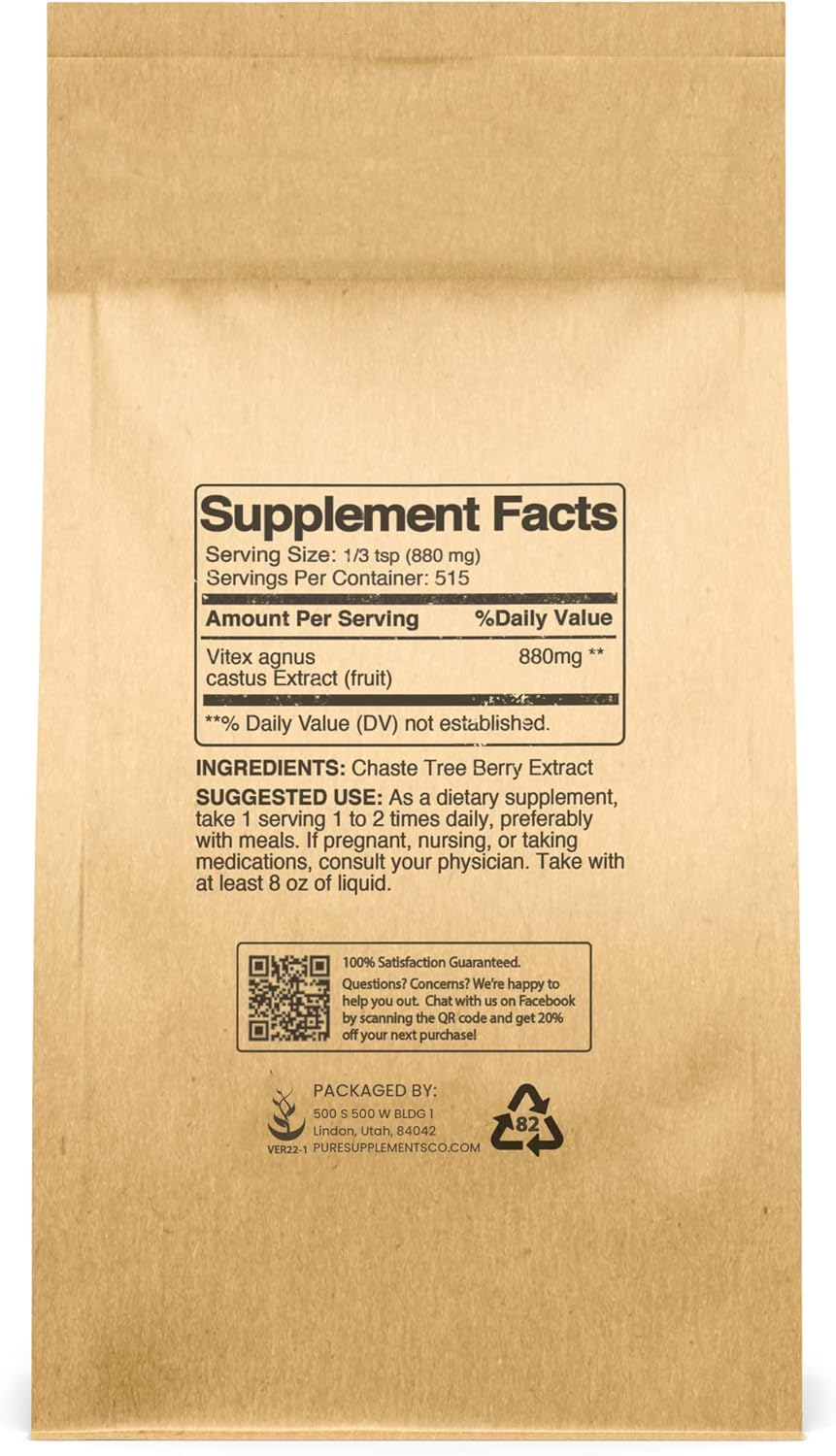 Chasteberry and Licorice Extract Bundle - Non-GMO, Gluten Free, 1 lb Each