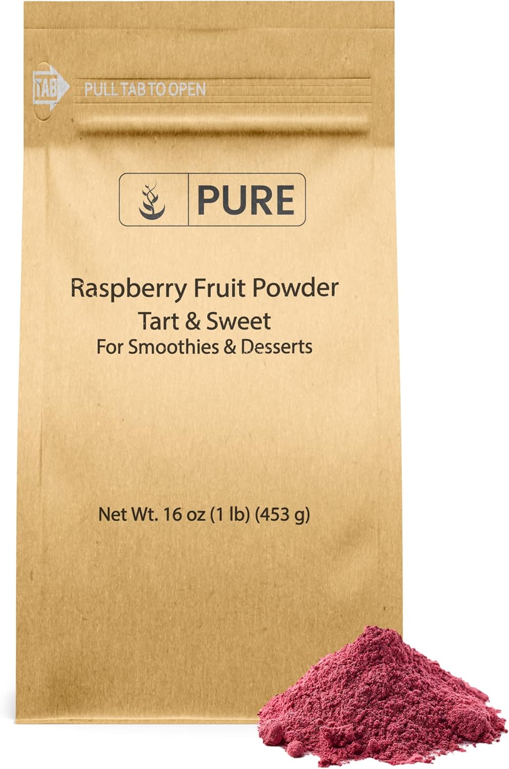 Chasteberry Extract and Raspberry Fruit Powder Bundle - 1 lb Each, Gluten-Free, Non-GMO, Pure Ingredients