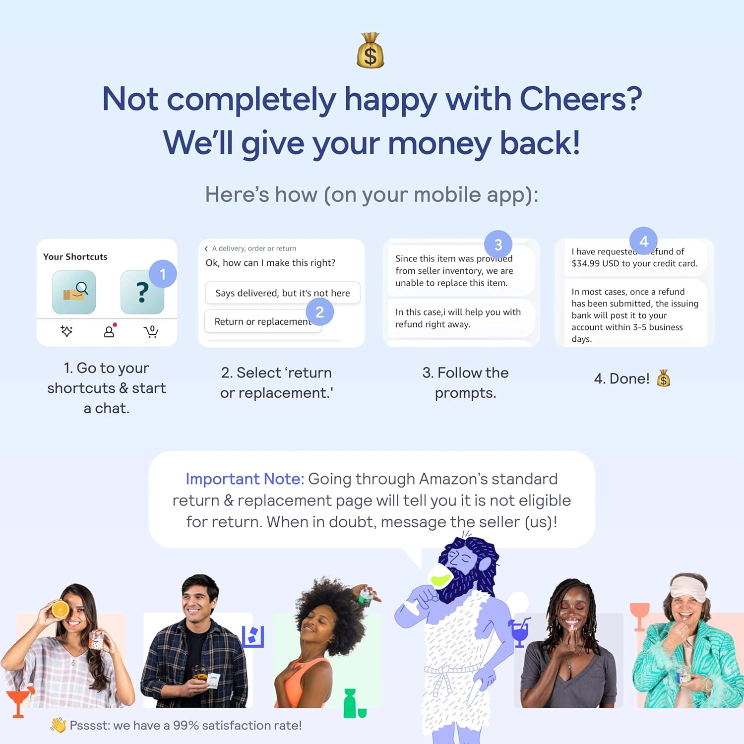 Cheers Multi | Daily Multivitamin Supplement for Drinkers | Replenish Essential Nutrients Post-Drinking | 90 Doses | Choline, Betaine, Niacin, B-Vitamins | Support Overall Health