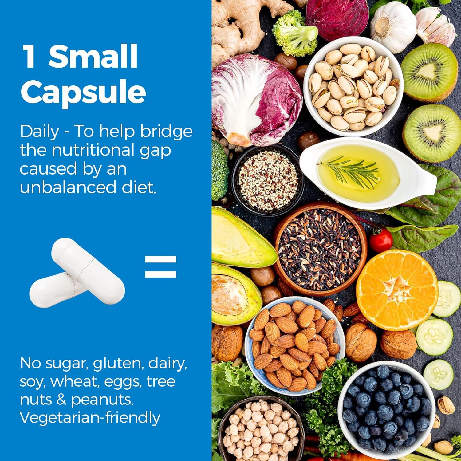 Chelated Magnesium Complex 500mg for Sleep, Calm & Muscle - 6-in-1 Formula for Maximum Absorption - 120 Vegan Capsules - No Magnesium Oxide