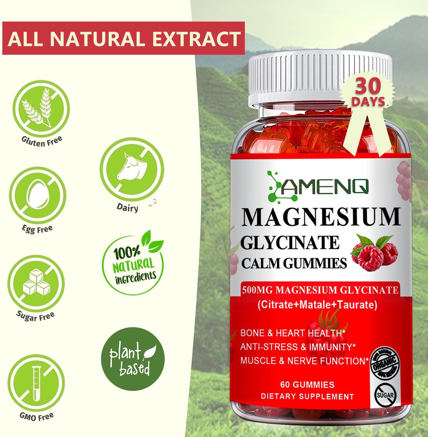 Chelated Magnesium Complex Gummies with Potassium for Bone, Heart, Muscle, Immune Support & Energy - Vegan Formula for Sleep & Digestion