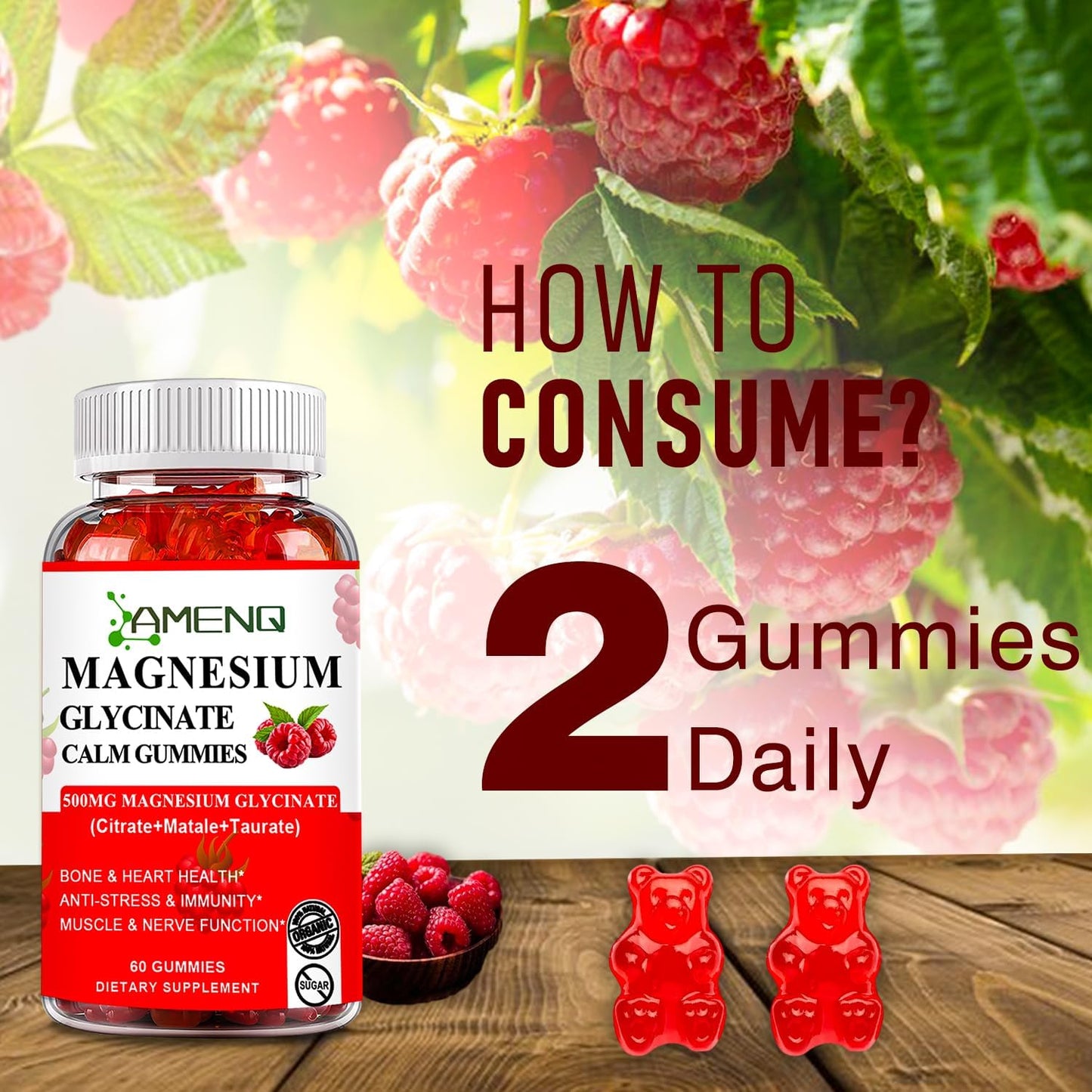 Chelated Magnesium Complex Gummies with Potassium for Bone, Heart, Muscle, Immune Support & Energy - Vegan Formula for Sleep & Digestion
