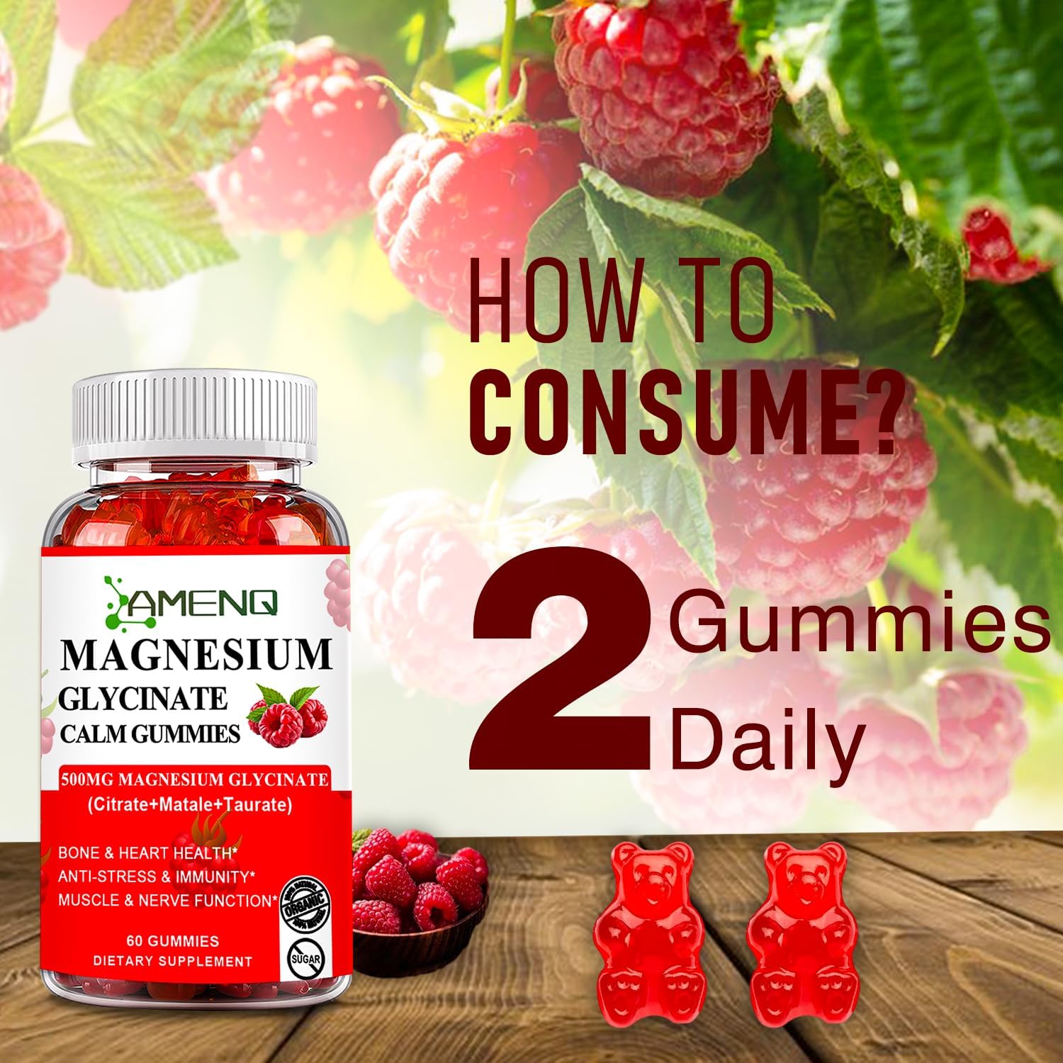 Chelated Magnesium Complex Gummies with Potassium for Bone, Heart, Muscle, Immune Support & Energy - Vegan Formula for Sleep & Digestion