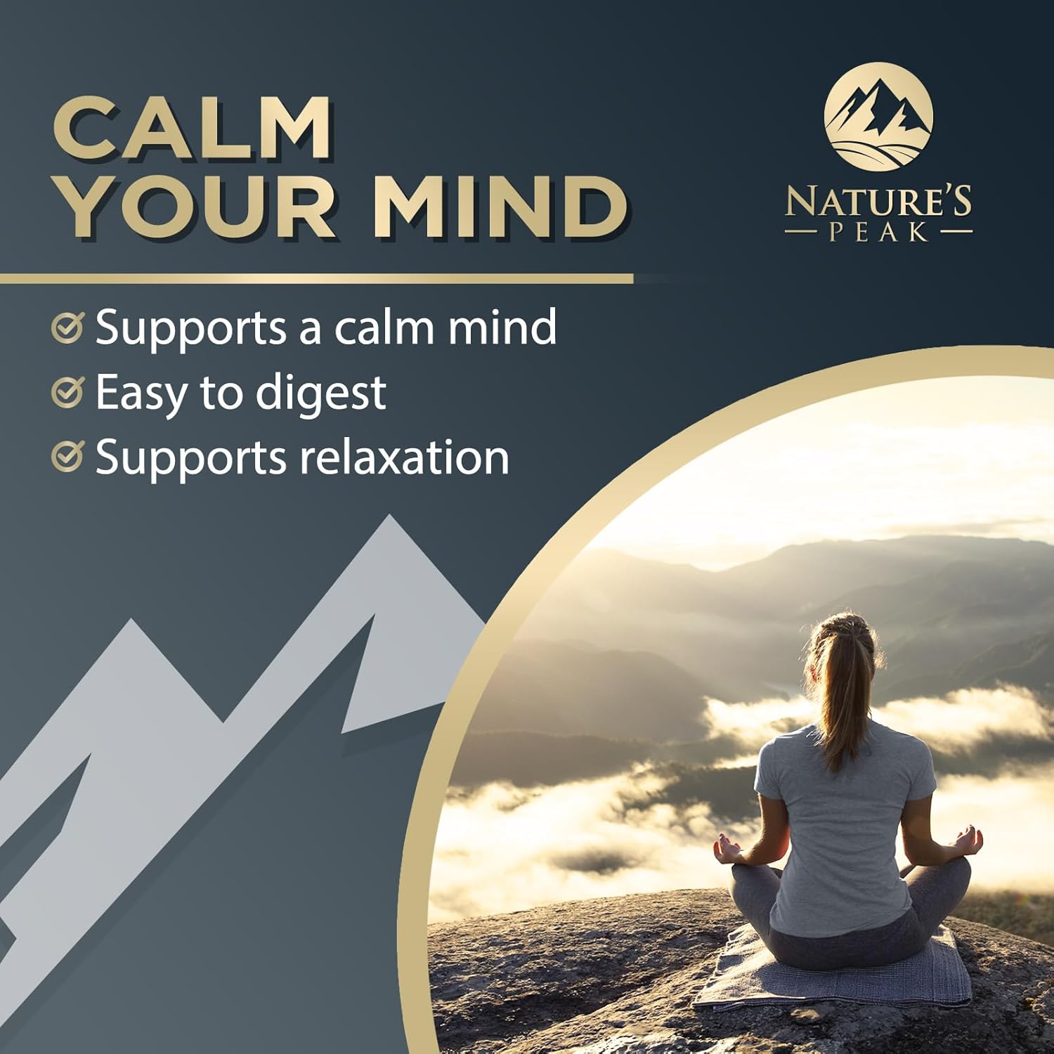 Chelated Magnesium Glycinate Supplement for Bone, Muscle, and Heart Health - Non-GMO Nature's Peak Magnesium Pills, 240 Tablets