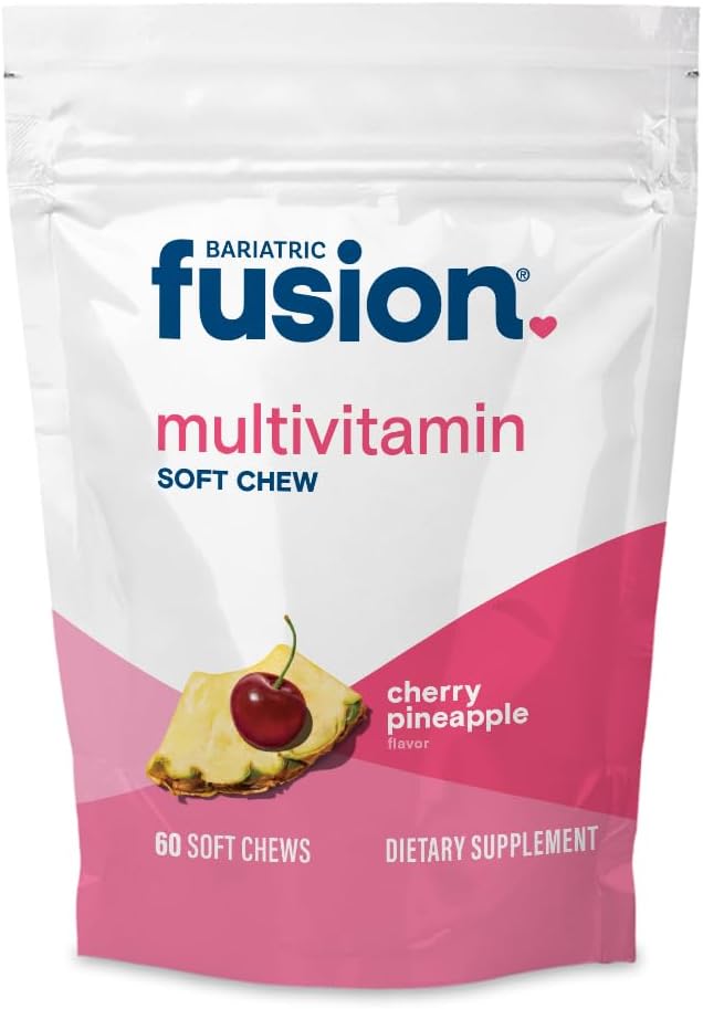 Cherry Pineapple Bariatric Fusion Chewable Multivitamin Soft Chews - 60 Count