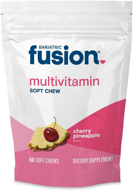 Cherry Pineapple Bariatric Fusion Chewable Multivitamin Soft Chews - 60 Count