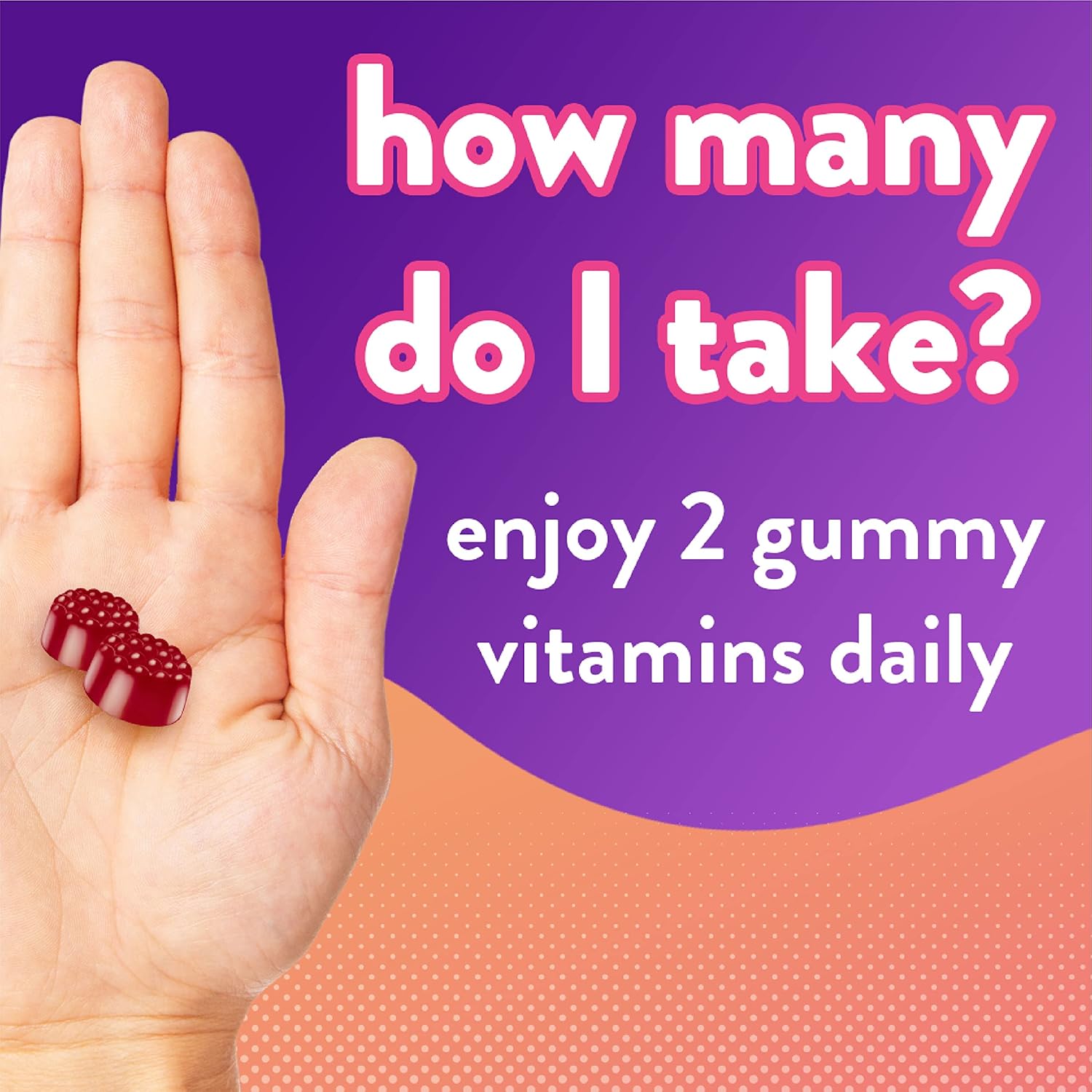 Chewable Calcium & Vitamin B12 Gummy Vitamins for Bone, Teeth, Energy Metabolism, and Nervous System Support