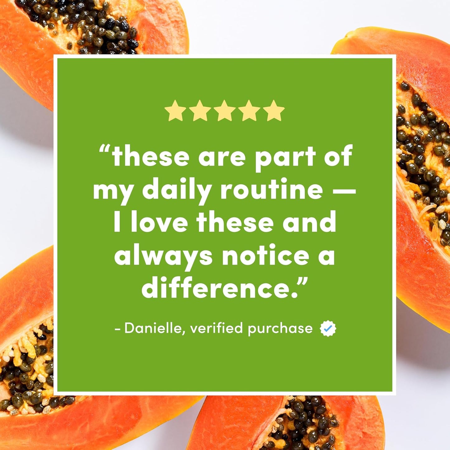 Chewable Papaya Enzyme with Chlorophyll Tablets - Supports Digestion, Nutrient Absorption, and Fresh Breath - 250 Count, Gluten-Free, Vegetarian - American Health