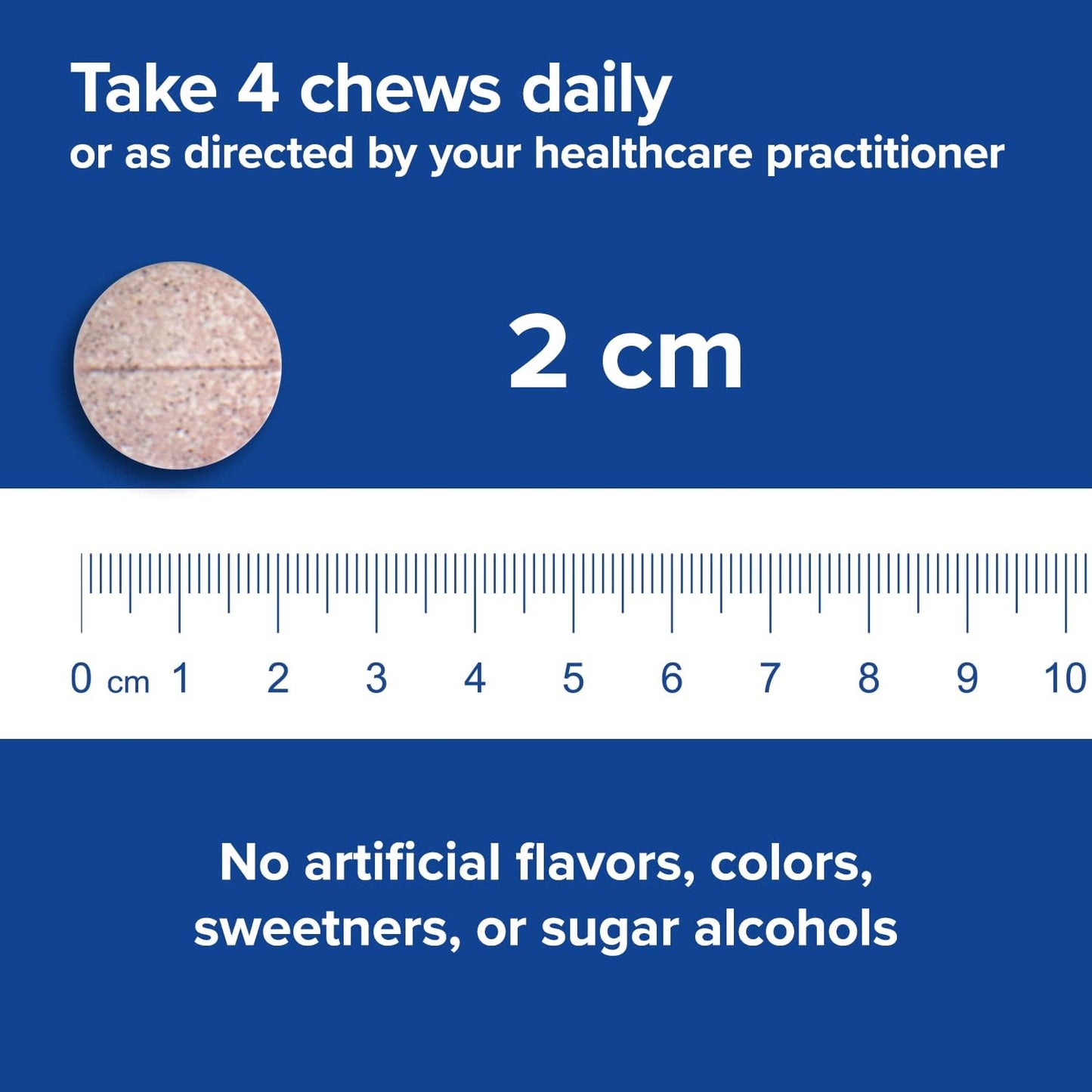 Chewable Strawberry Bariatric Multivitamin with Iron - 120 Tablets for Gastric Bypass and Sleeve Gastrectomy