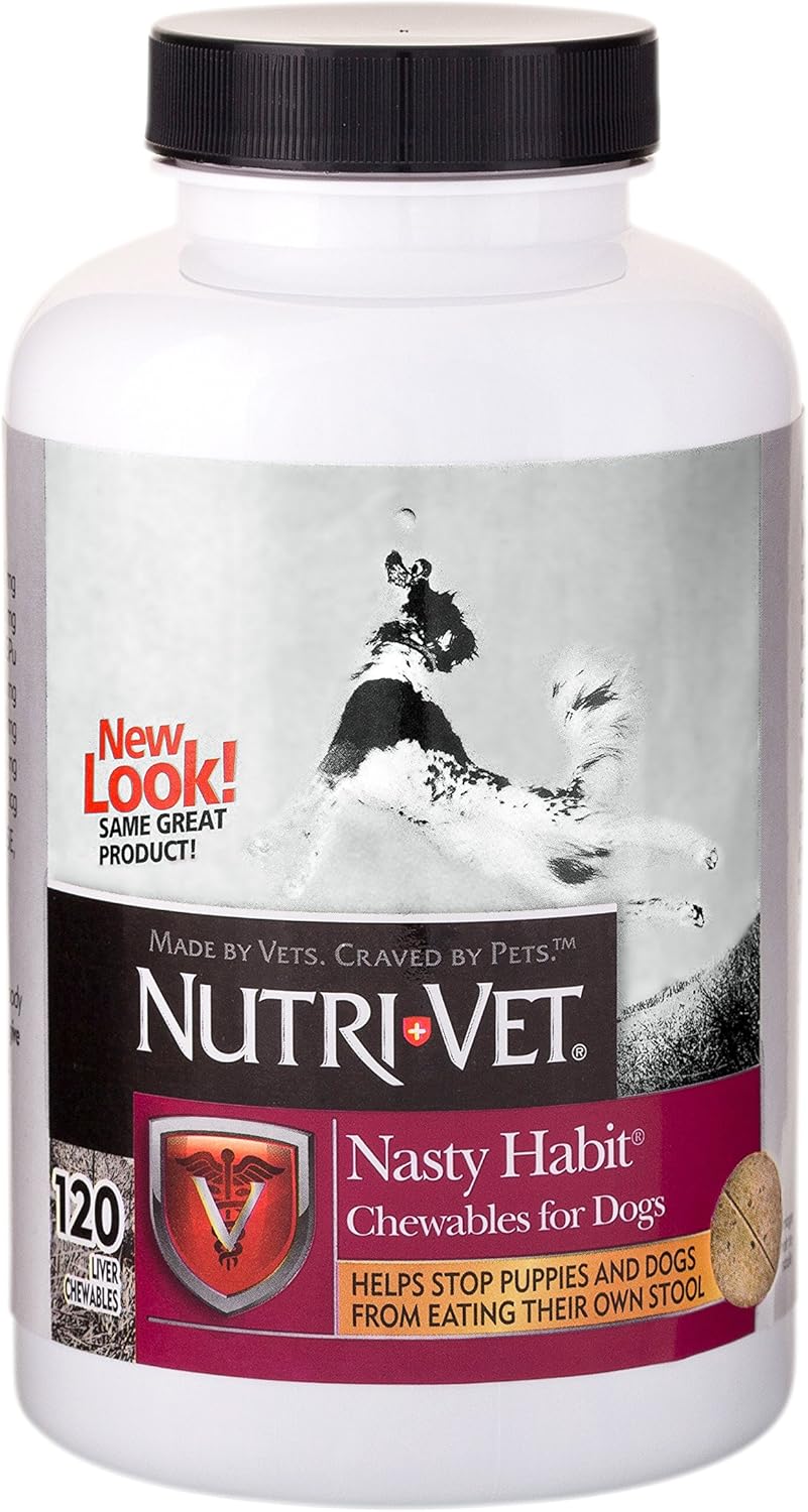 Chewable Tablets for Dogs to Stop Stool Eating - 120 Count