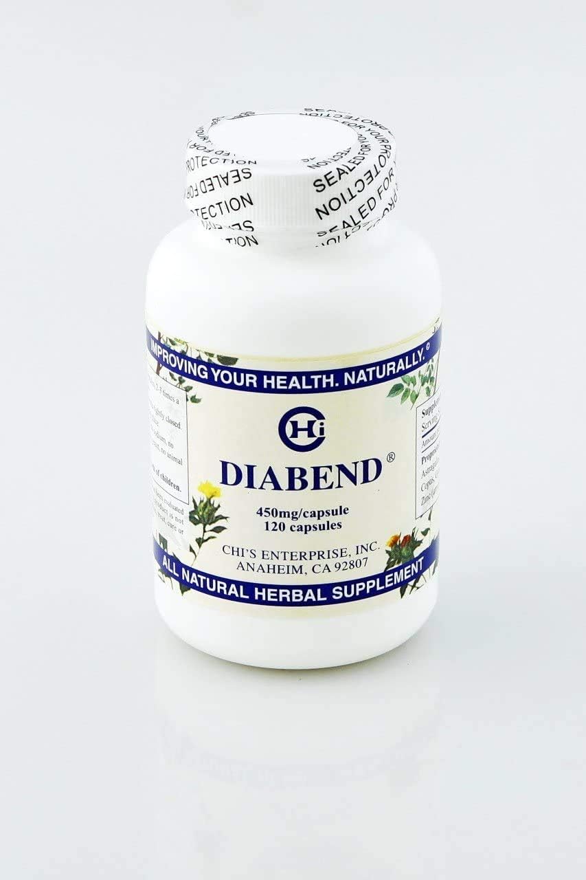 Chi Enterprise Diabend Capsules - 120 Capsules for Blood Sugar Support