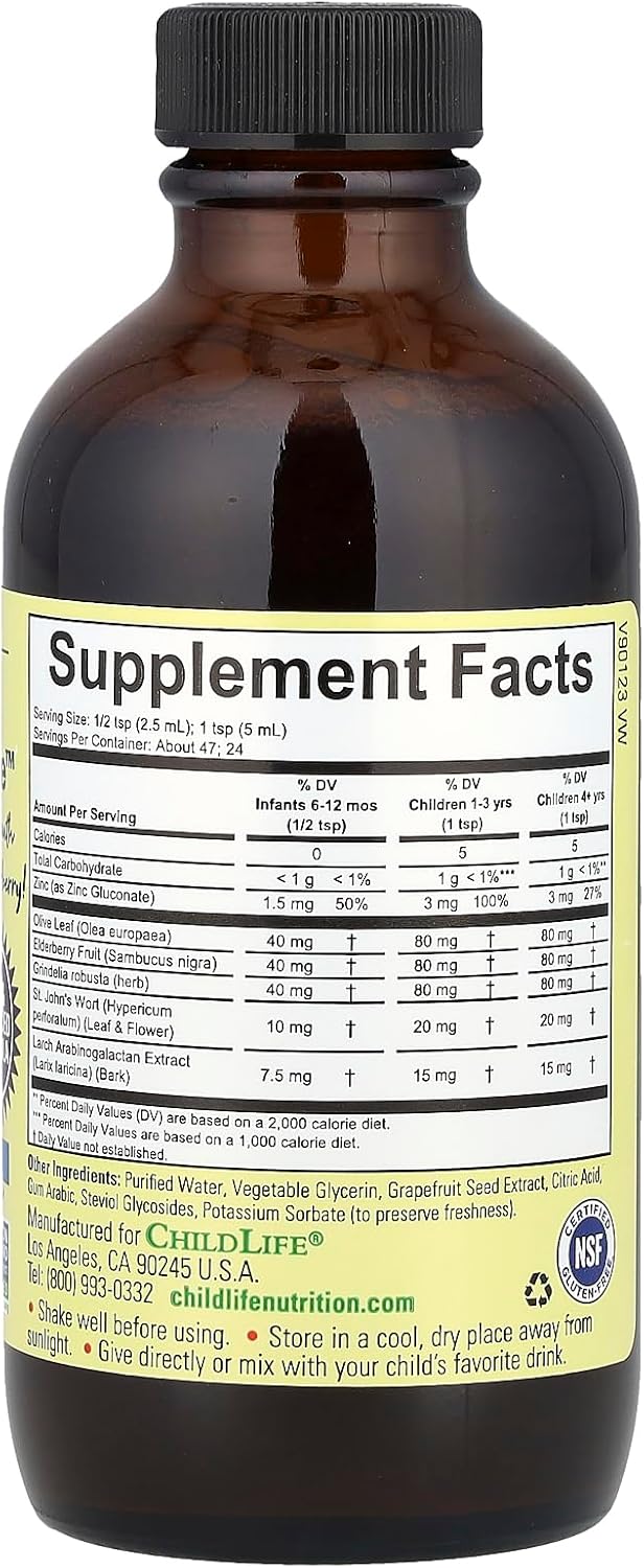 ChildLife First Defense Liquid, 4 Fl Oz - Immune Support for Children
