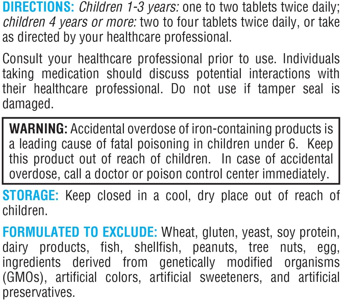 Children's Mixed Berry Multivitamin Chewable Tablets - Immune Support + Wellness - Chelated Minerals, B Vitamins, Folate - 60 Count