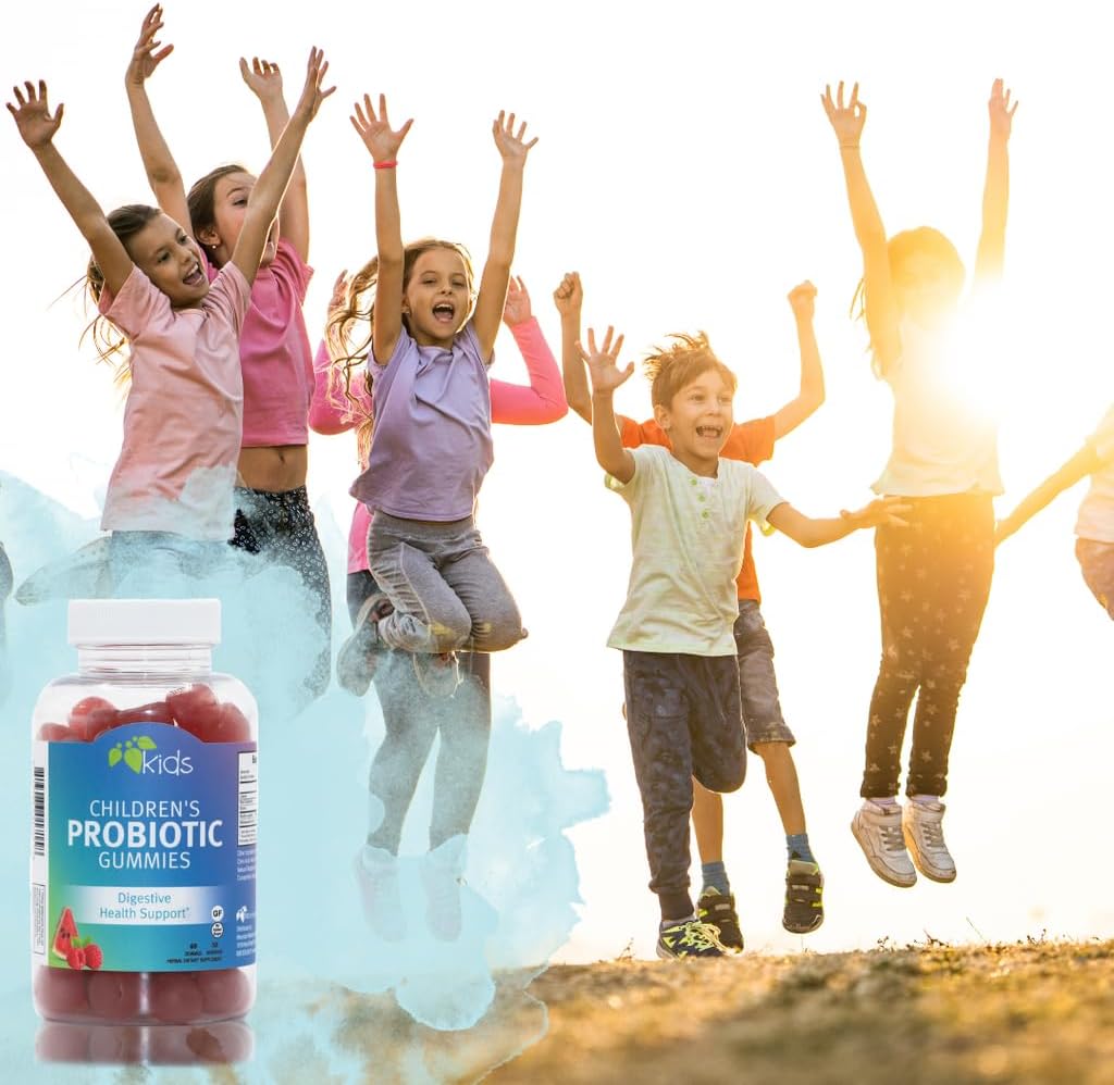 Children's Probiotic Gummies for Digestive & Immune Health | 60 ct. Ages 3+ | No Added Sugar | Mountain Meadow Herbs