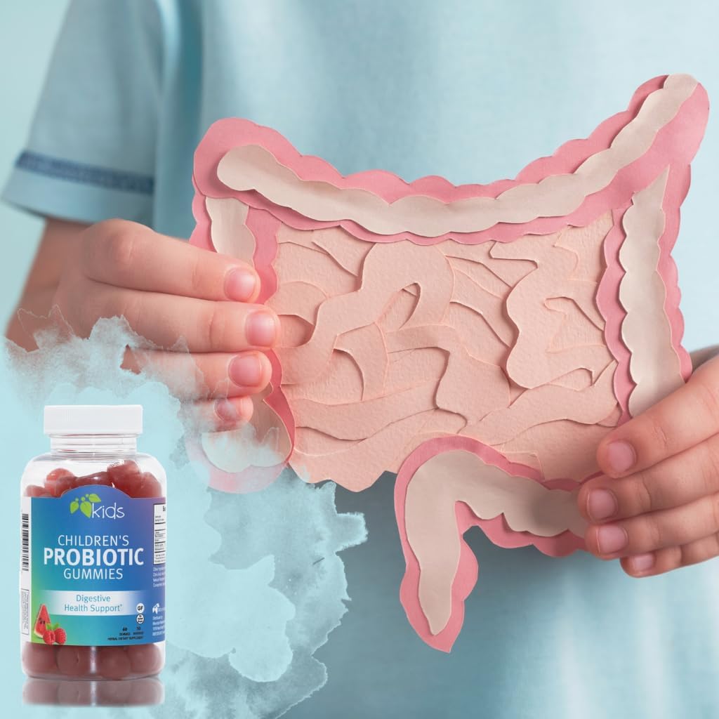 Children's Probiotic Gummies for Digestive & Immune Health | 60 ct. Ages 3+ | No Added Sugar | Mountain Meadow Herbs