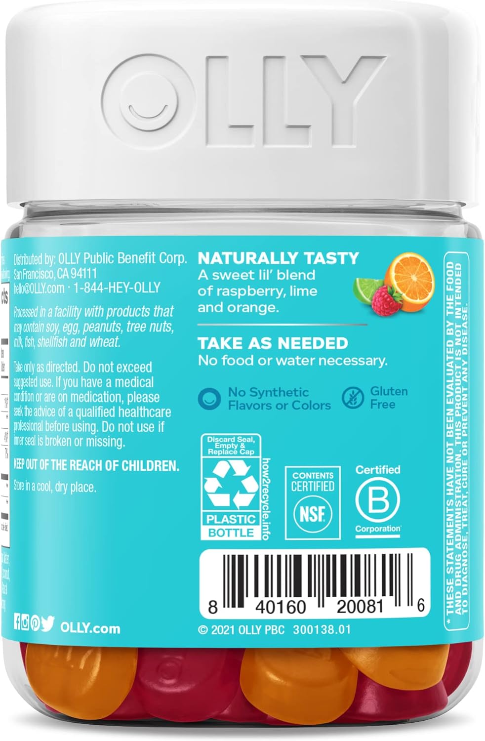 Chillax Gummies for Kids with Magnesium, L-Theanine, Lemon Balm - Sherbet Flavor - Chewable Supplement