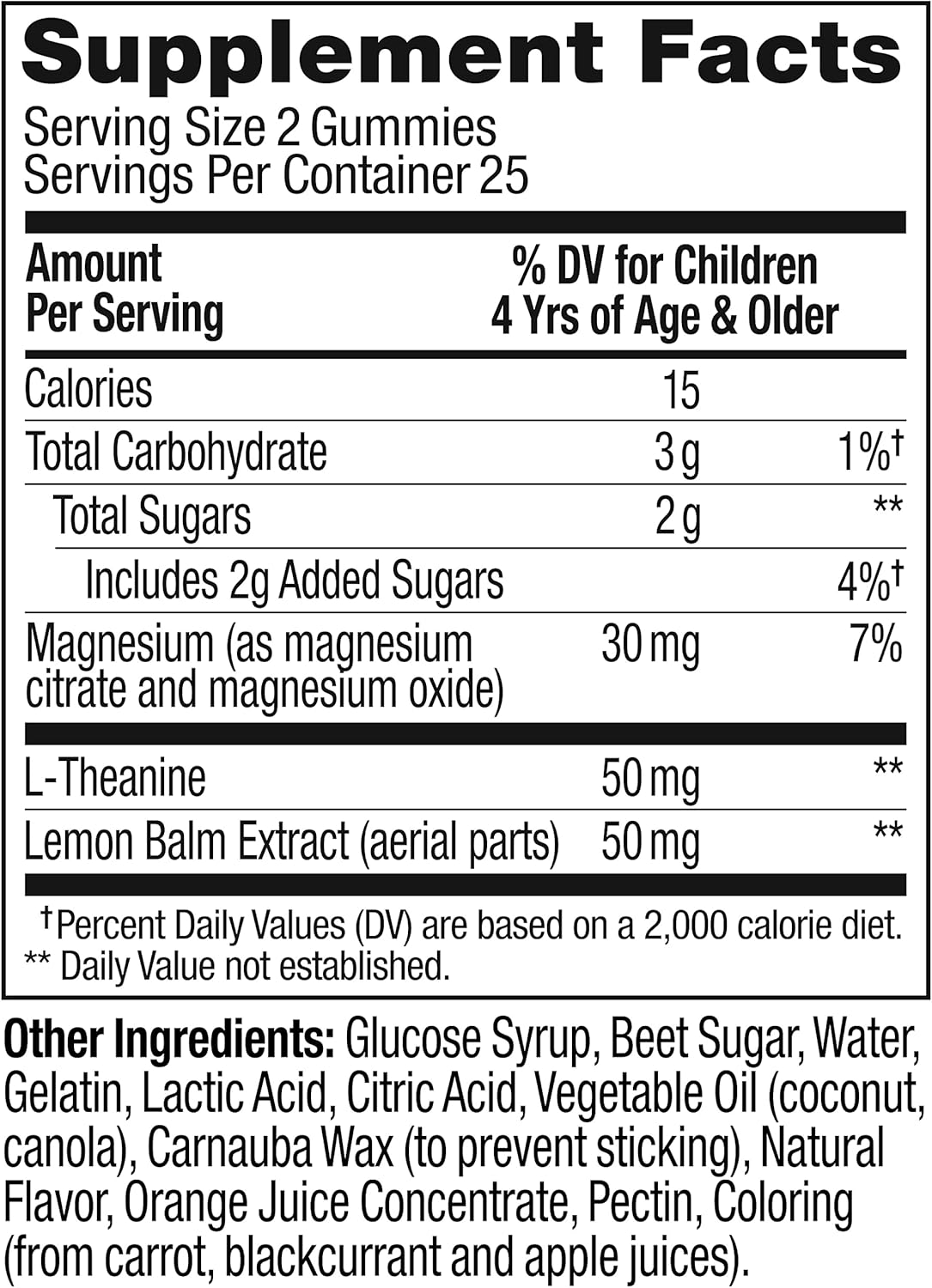 Chillax Gummies for Kids with Magnesium, L-Theanine, Lemon Balm - Sherbet Flavor - Chewable Supplement