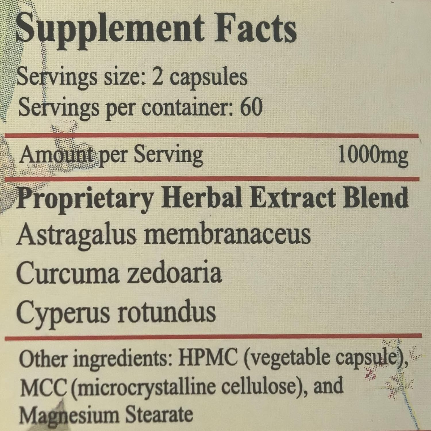 Chis Enterprise 500mg Capsules - 120 Count Bottle