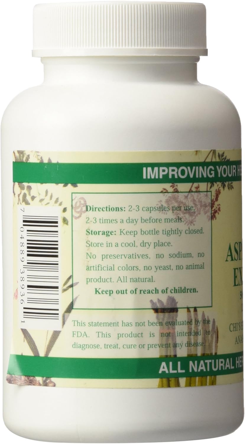 Chi's Enterprise Asparagus Extract Capsules - 120 Count