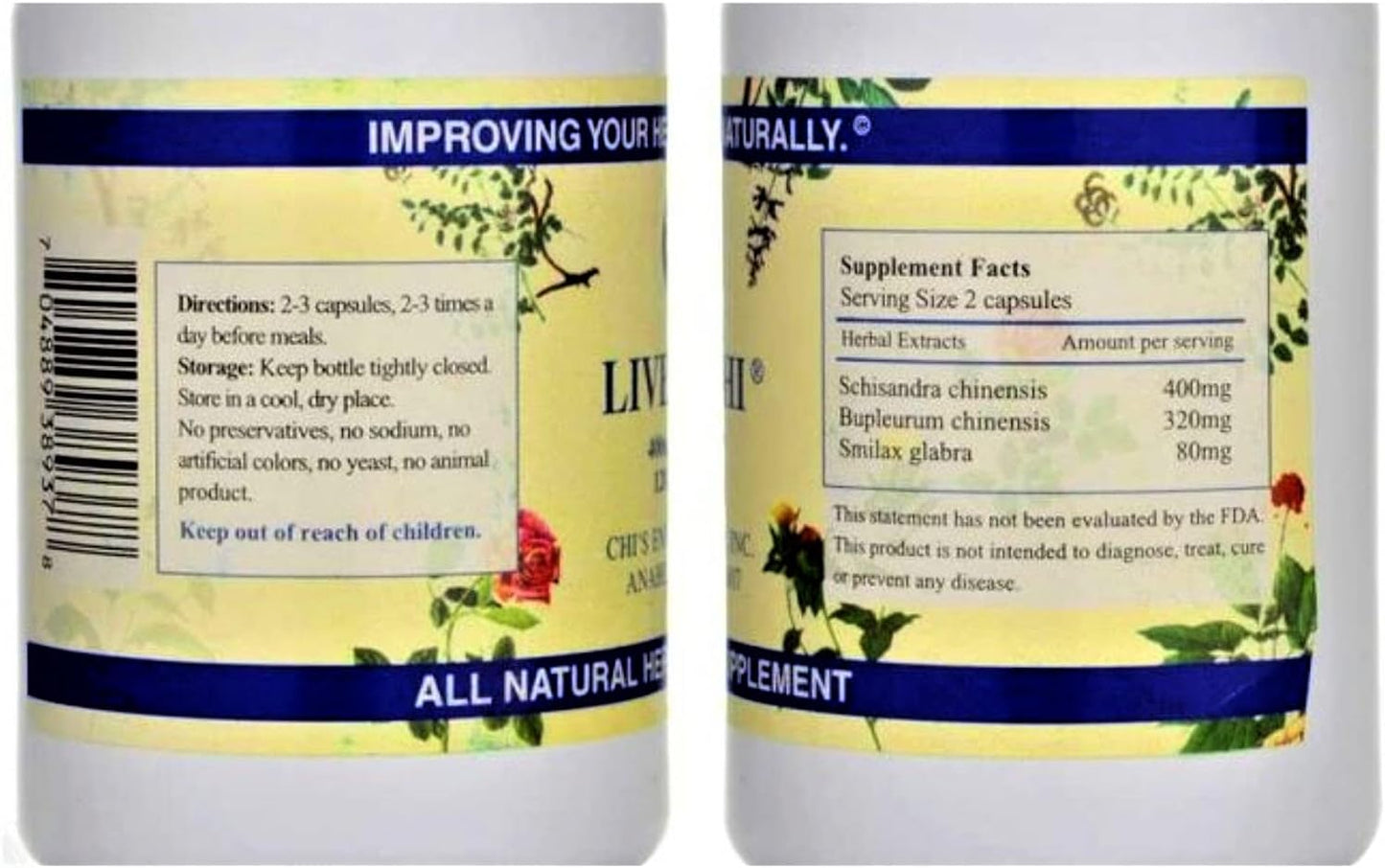 Chi's Enterprise Liver Chi HGB Supplement (120 Capsules) - Supports Liver Health and Overall Well-Being