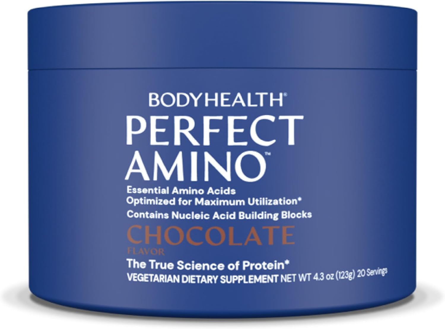 Chocolate Amino Acid Energy Drink Powder - BCAA and EAA Blend for Pre & Post Workout - Supports Lean Muscle & Recovery - 20 Servings