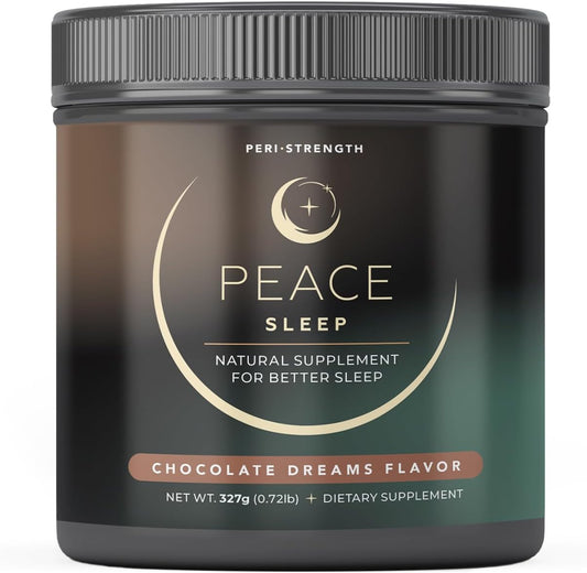 Chocolate Dreams Sleep and Recovery Powder Supplement - Promotes Deep, Restful Sleep and Body Recovery - Contains GABA, Glycine, L-Tryptophan, L-Theanine - Helps Improve Sleep Cycle