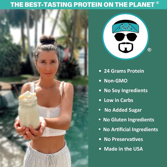 Chocolate Egg White Protein Powder - Low Carb, Keto-Friendly, Vegetarian, Gluten & Lactose Free, No Sugar/Fat/Soy, Non-GMO, Best-Tasting (Individual Packets)