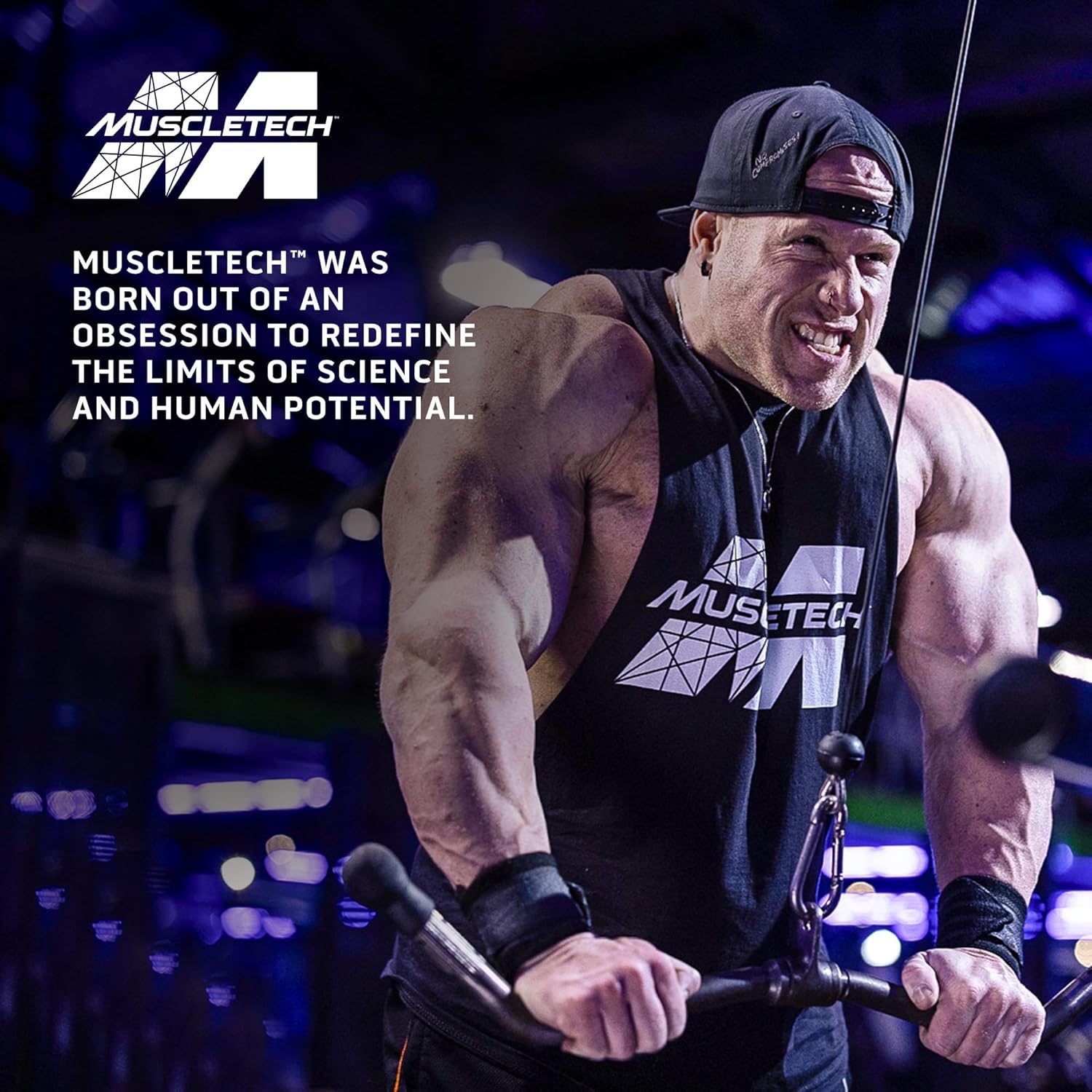 Chocolate Fudge Brownie Muscletech Whey Protein Powder - Nitro-Tech Ripped Isolate & Peptides Smoothie Mix - 30g Protein for Lean Muscle & Recovery