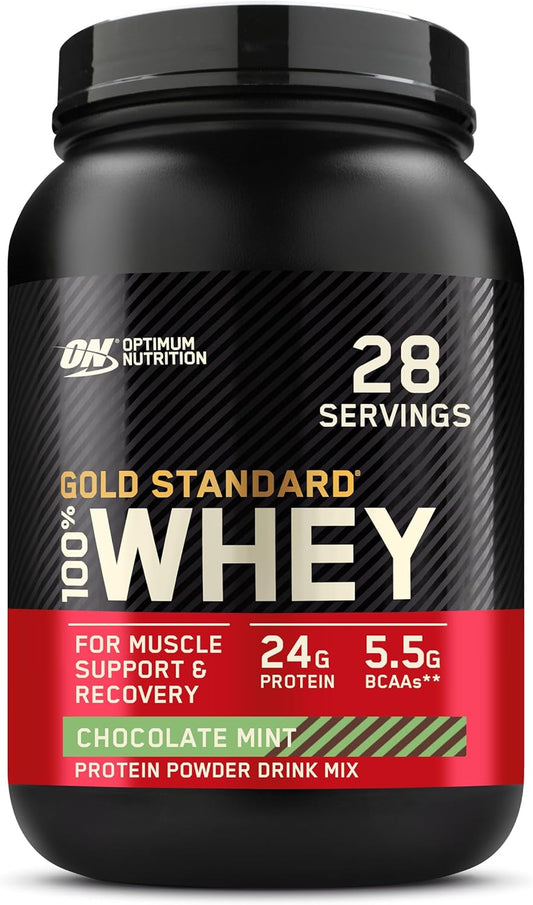 Chocolate Mint Optimum Nutrition Gold Standard 100% Whey Protein Powder - 2lb Pack