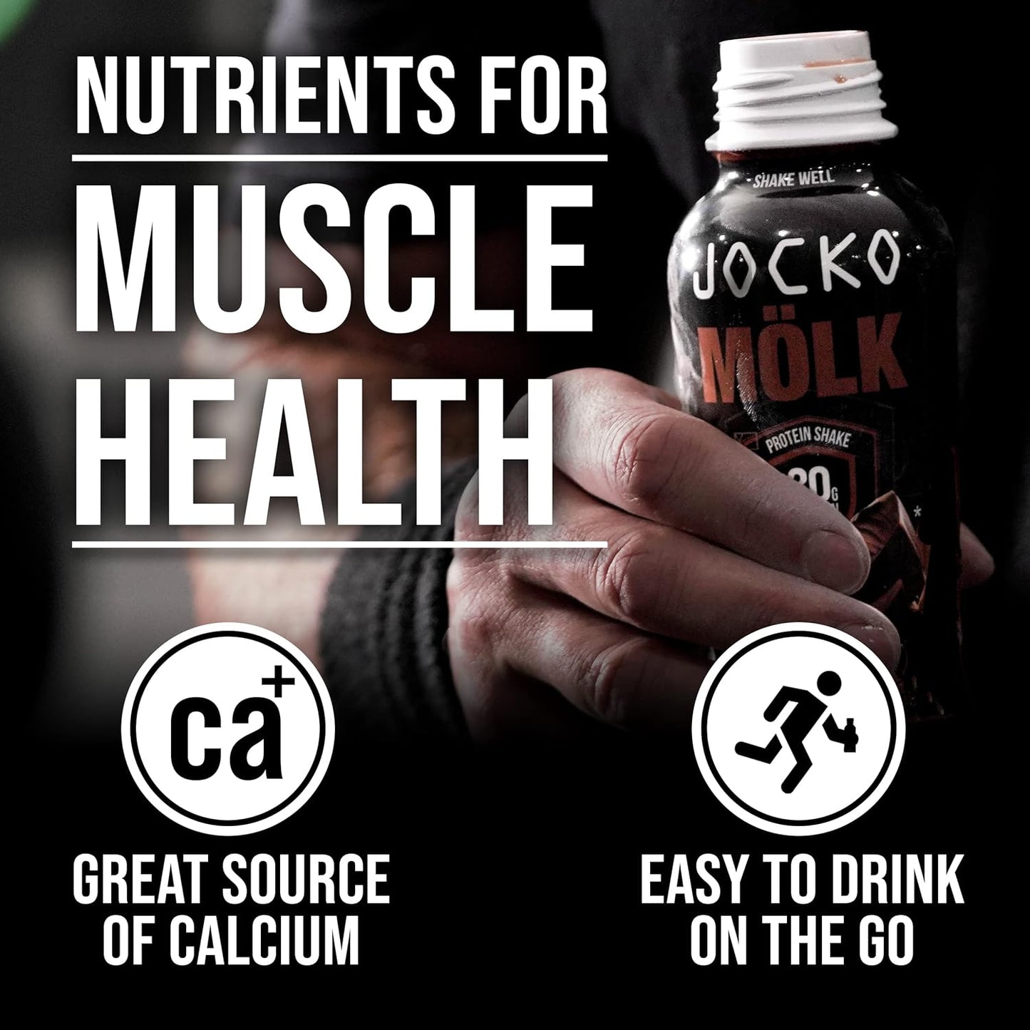 Chocolate MOLK Protein Powder & RTD Protein Shake Bundle - Jocko Fuel 2 Pack