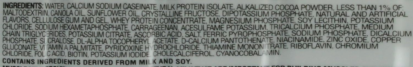 Chocolate Muscle Milk Genuine Protein Shake - 20g Protein, 11 FL OZ, Pack of 12