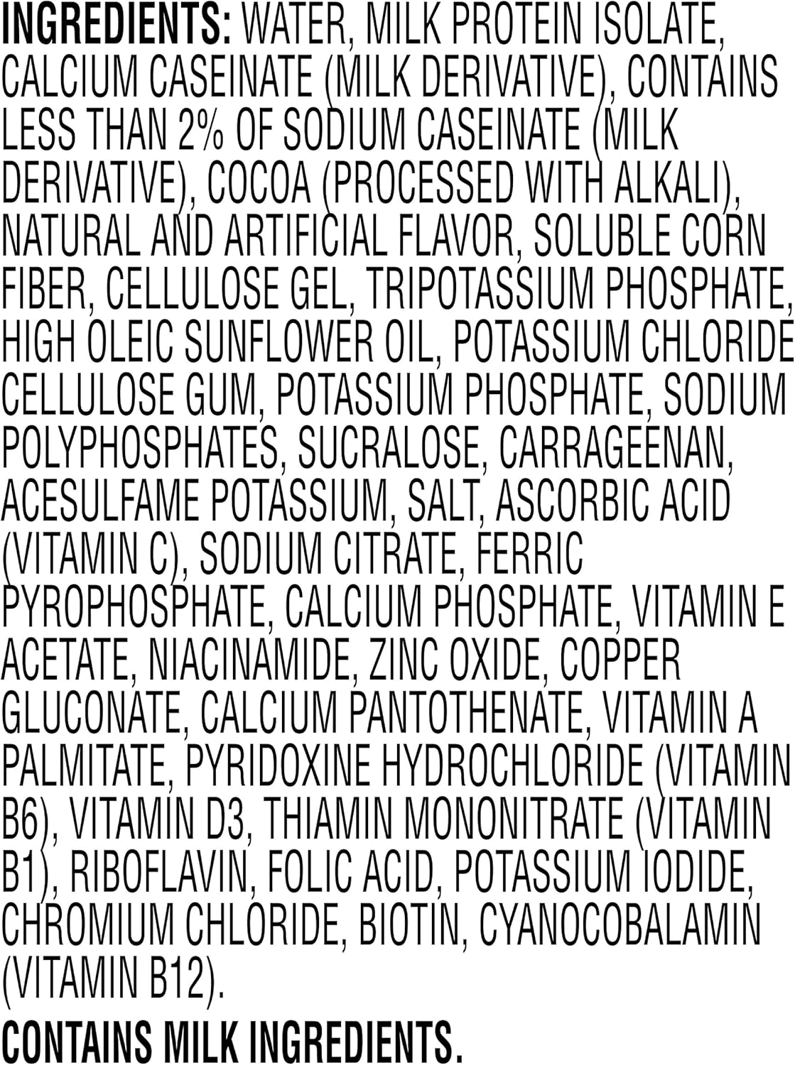 Chocolate Muscle Milk Zero Protein Shake - 12 Pack, 20g Protein, Zero Sugar, 100 Calories, Calcium, Vitamins A, C & D, 4g Fiber, Energizing Workout Recovery Snack