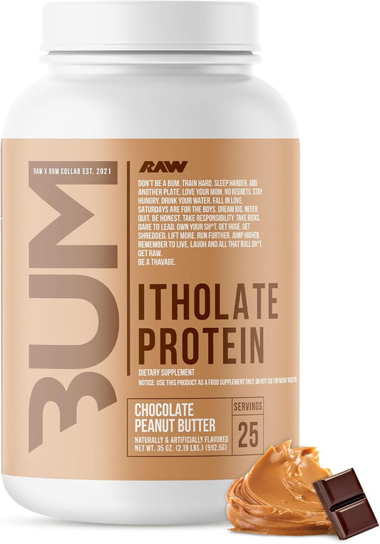 Chocolate Peanut Butter Grass-Fed Whey Isolate Protein Powder for Muscle Growth & Recovery - 25 Servings