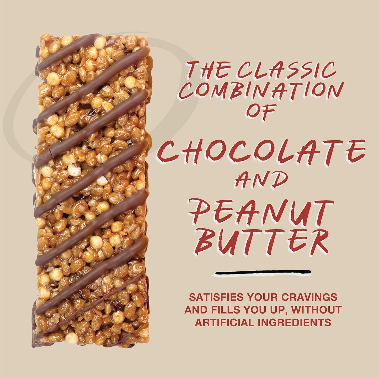 Chocolate Peanut Butter Ready CLEAN Bars - 12-Pack, 15g Protein, 7g Fiber, 6.5g Whole Grains, NON-GMO - 1.83 oz