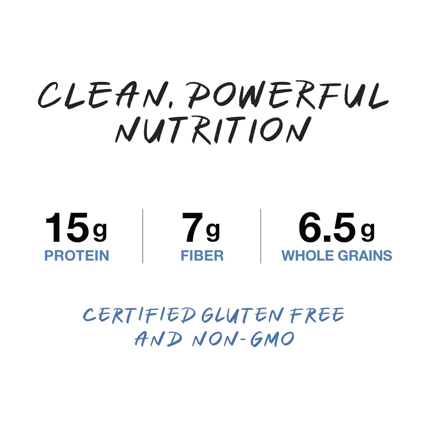 Chocolate Peanut Butter Ready CLEAN Bars - 12-Pack, 15g Protein, 7g Fiber, 6.5g Whole Grains, NON-GMO - 1.83 oz